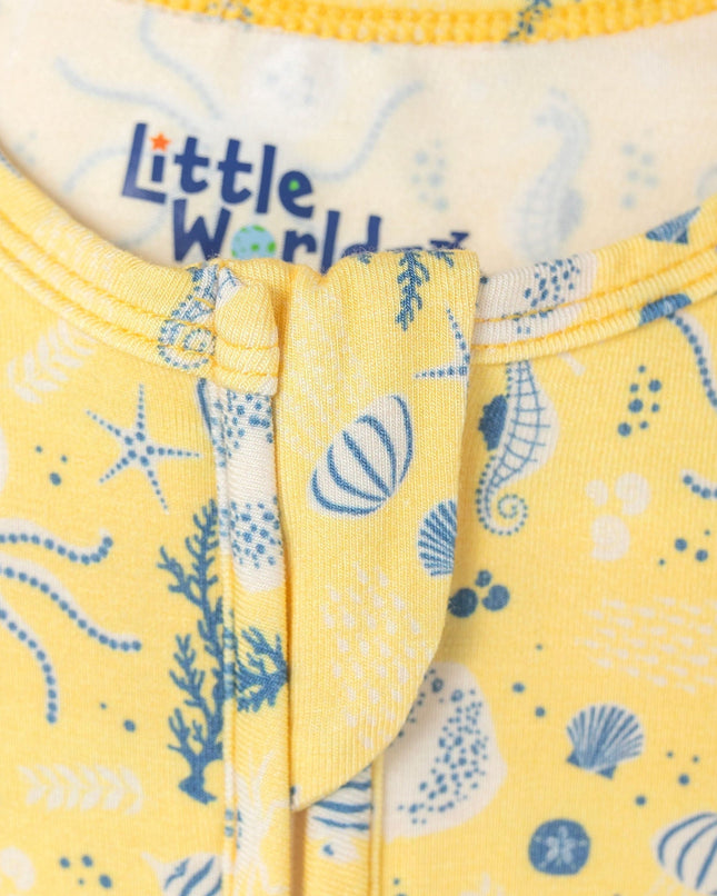 Sea Creatures Bamboo Pajama Set