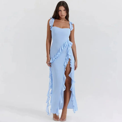 Elegant Long Dress : Women Backless Sexy Dress