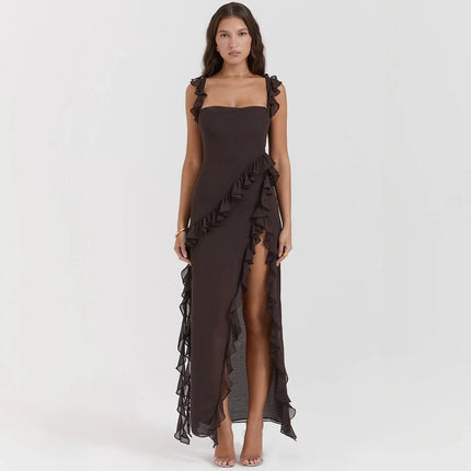 Elegant Long Dress : Women Backless Sexy Dress