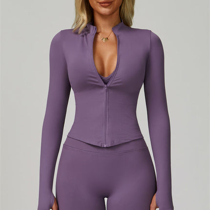 The Empower Jacket Sports Bra Leggings 3-Piece Set