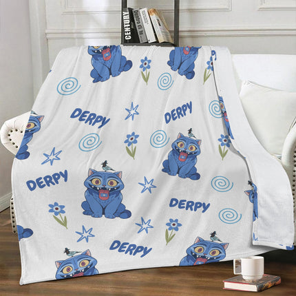 Derpy K-Pop Demon Hunters | Dual-Soft Stitched Fleece Blanket