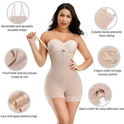 Shaper™ Ladies Full Body Shaper – Tummy Control Curve Enhancer Bodysuit