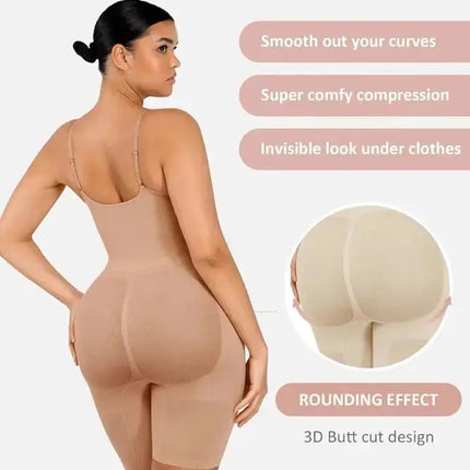 Seamless Body Shaper Bodysuit – Shaper™ Tummy Control Shapewear