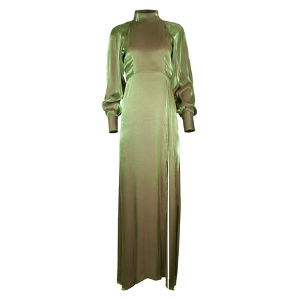 Green Gladiolus Dress