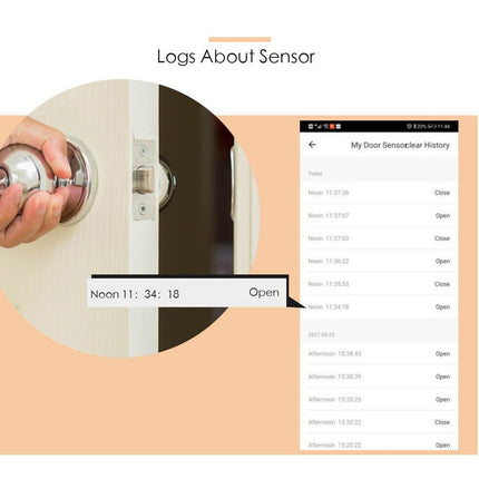 Smart Life Window Detector With Wifi Smart Door Sensor