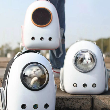 Space Capsule Transparent Pet Carrier Backpack