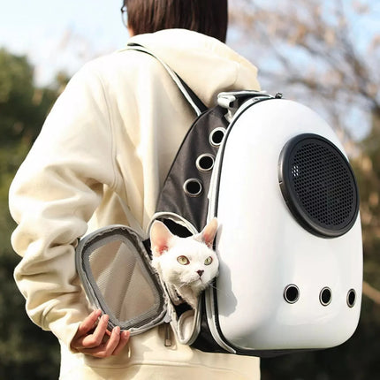 Space Capsule Transparent Pet Carrier Backpack