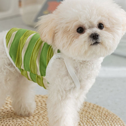 Stylish Striped Breathable Pet Top