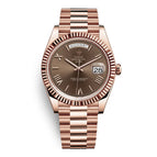 Rose gold brown