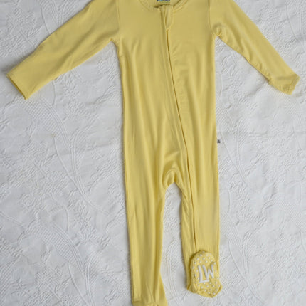 Butter Yellow Bamboo Onesie