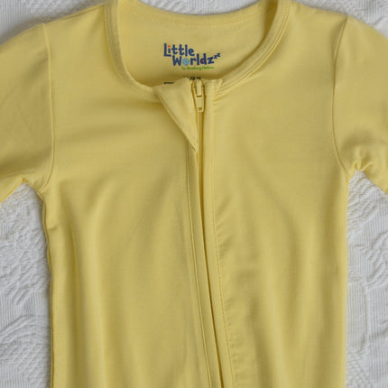 Butter Yellow Bamboo Onesie