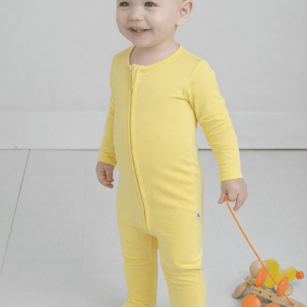 Butter Yellow Bamboo Onesie