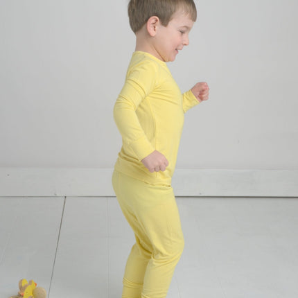 Butter Yellow Pajama Set