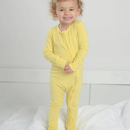 Butter Yellow Bamboo Romper