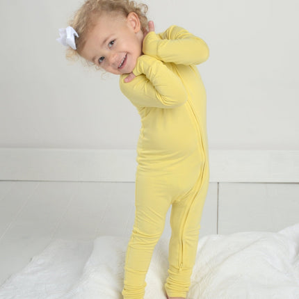 Butter Yellow Bamboo Romper