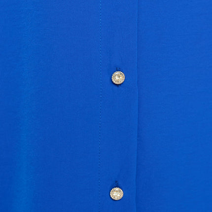 Collared Button Down Long Sleeve Top