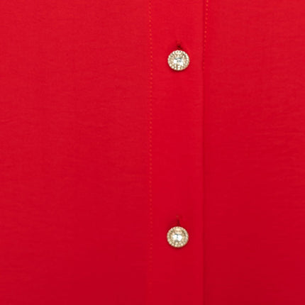 Collared Button Down Long Sleeve Top