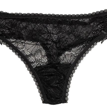 Lace Thong with Bows