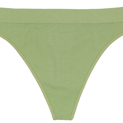 Seamless Ribbed Tag Free Thong - Buy More Save More