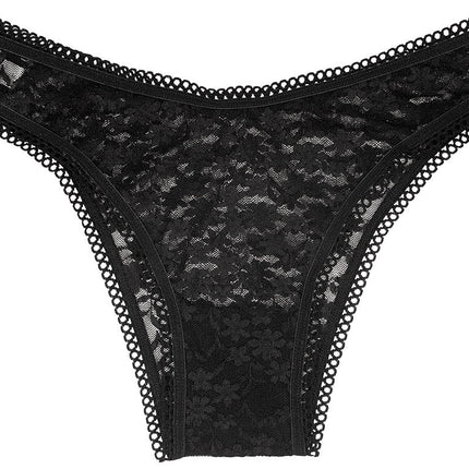 High Leg Daisy Lace Cheeky with Picot Trim - Last Chance