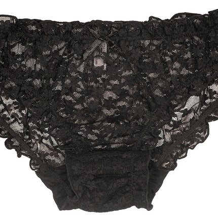 Black Lace Bikini with Ruffles