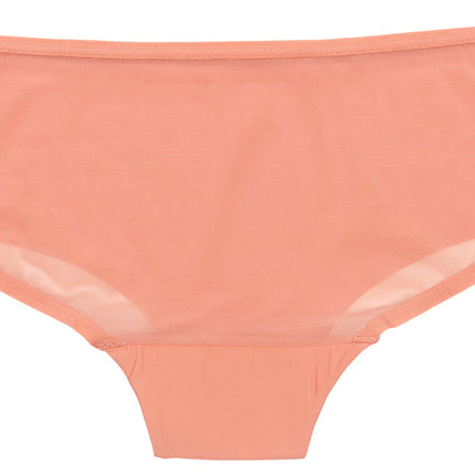 Pink Laser Cut Hipster with Mesh Back