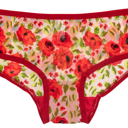 Mesh Floral Hipster – XS–3X