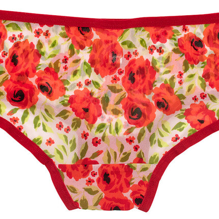 Mesh Floral Hipster – XS–3X