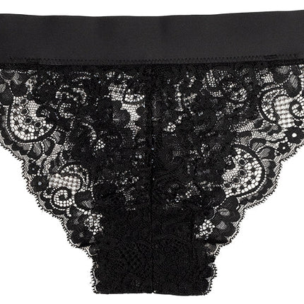 Pretty Lace Bikini with Laser Cut Waistband