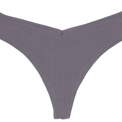 Cotton Rib Thong