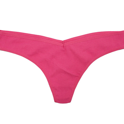 Cotton Rib Thong