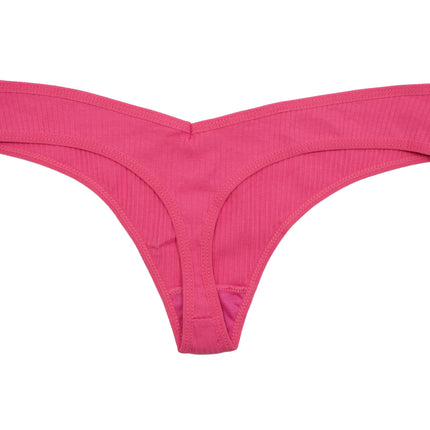 Cotton Rib Thong