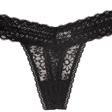 V-Front Lace Thong