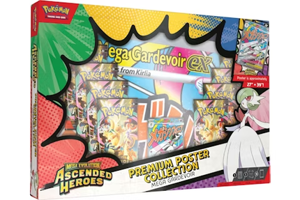2026 Pokémon Mega Evolution Ascended Heroes Mega Gardevoir Premium Poster Collection