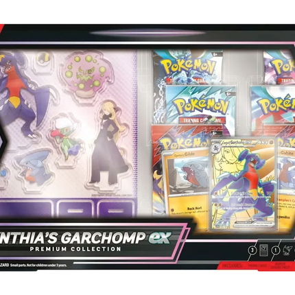 2025 Pokémon Scarlet & Violet Cynthia's Garchomp ex Premium Collection Box