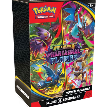 2025 Pokémon Mega Evolution Phantasmal Flames Booster Bundle