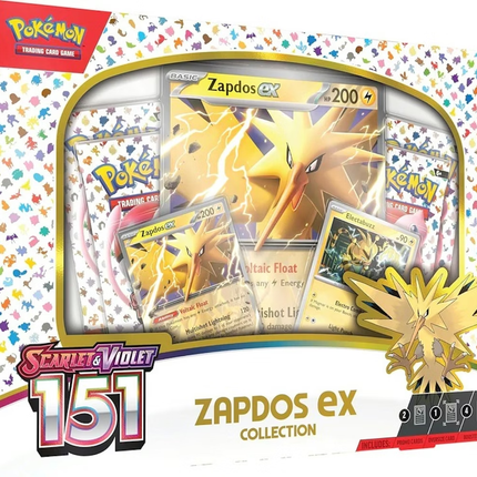 2023 Pokèmon Scarlet & Violet 151 Zapdos ex Box
