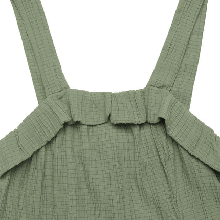 Trendy Tie Waist Wide Leg Jumpsuit