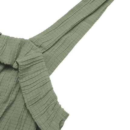 Trendy Tie Waist Wide Leg Jumpsuit
