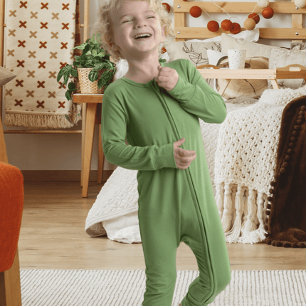 Green Bamboo Romper