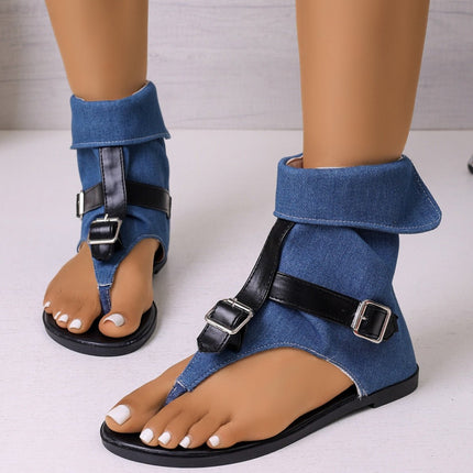 Trendy Open Toe Sandals With Buckle