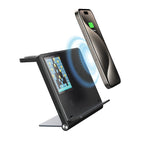 Magnetic Clock Wireless Charger Black