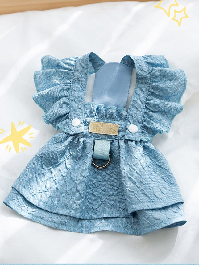 Trendy Stylish Ruffled Pet Dress