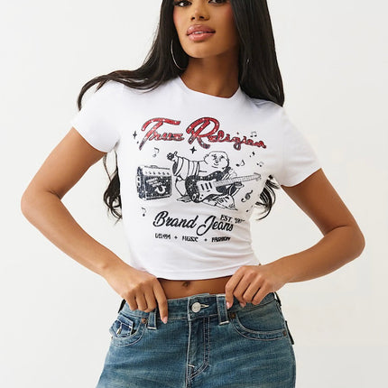 CRYSTAL BUDDHA BABY TEE