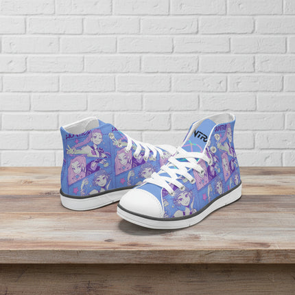 K-Pop Demon Hunters - Blue Variant | Kids & Youth High Top Sneakers