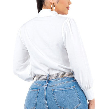 Pearl Collared Button Down Shirt