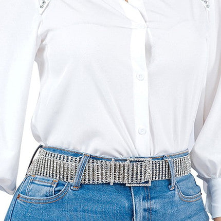 Pearl Collared Button Down Shirt