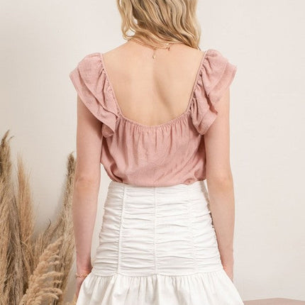 SWEETHEART NECKLINE TOP
