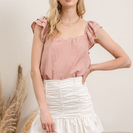 SWEETHEART NECKLINE TOP