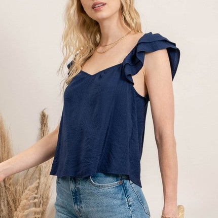 SWEETHEART NECKLINE TOP